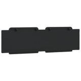 Headboard Cushion "Zadar" Black 180 cm Faux Leather