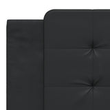 Headboard Cushion "Zadar" Black 180 cm Faux Leather