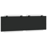 Headboard Cushion "Zadar" White and Black 152 cm Queen Faux Leather