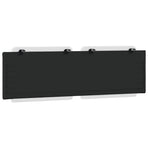 Headboard Cushion "Zadar" White and Black 152 cm Queen Faux Leather