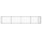 Dog Cage with Door Grey 8x2x1.5 m Galvanised Steel
