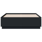 Bed Frame without Mattress Black 135x190 cm