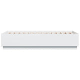 Bed Frame without Mattress White 90x190 cm