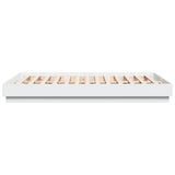 Bed Frame without Mattress White 150x200 cm
