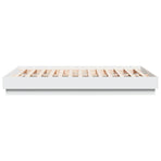 Bed Frame without Mattress White 135x190 cm