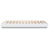 Bed Frame without Mattress White 135x190 cm - 45-Degree Angle