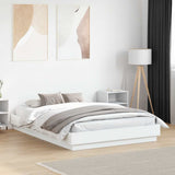 Bed Frame without Mattress White 135x190 cm