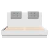 Bed Frame without Mattress White 150x200 cm - Top-Down View