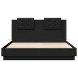 Bed Frame without Mattress Black 150x200 cm - Top-Down View