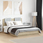 Bed Frame without Mattress Sonoma Oak 135x190 cm