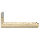 Bed Frame without Mattress Sonoma Oak 90x190 cm - 45-Degree Angle