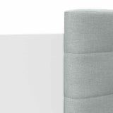 Bed Frame with LED without Mattress White 150x200 cm