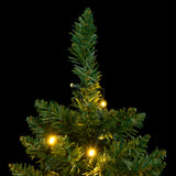 Artificial Hinged Christmas Tree 150 LEDs 150 cm - Front View