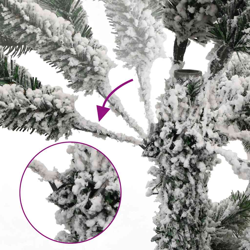 Artificial Hinged Christmas Tree with 150 LEDs & Ball Set 120 cm