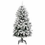 Artificial Hinged Christmas Tree with 150 LEDs & Ball Set 150 cm