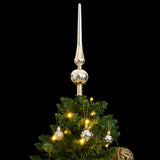 Artificial Hinged Christmas Tree with 150 LEDs & Ball Set 150 cm - Front View