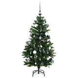 Artificial Hinged Christmas Tree with 150 LEDs & Ball Set 150 cm - Top-Down View