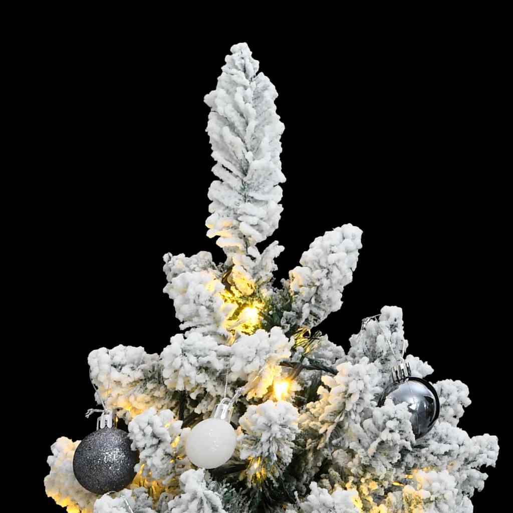 Artificial Hinged Christmas Tree with 150 LEDs & Ball Set 150 cm