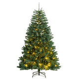 Artificial Hinged Christmas Tree 300 LEDs 180 cm