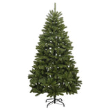 Artificial Hinged Christmas Tree 300 LEDs 180 cm - Top-Down View