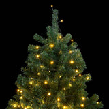 Artificial Hinged Christmas Tree 300 LEDs 210 cm