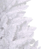 Artificial Christmas Tree White 180 cm PVC and Metal - Low Angle