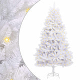 Artificial Christmas Tree White 180 cm PVC and Metal - Front View