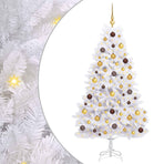 Artificial Christmas Tree 180 cm PVC and Steel White