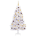 Artificial Christmas Tree 180 cm PVC and Steel White