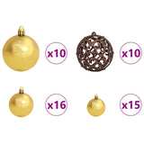 Artificial Christmas Tree White 90 x 90 x 180 cm PVC and Metal - Low Angle