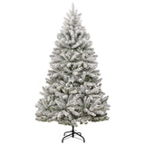 Artificial Hinged Christmas Tree 300 LEDs & Ball Set 180 cm - 45-Degree Angle