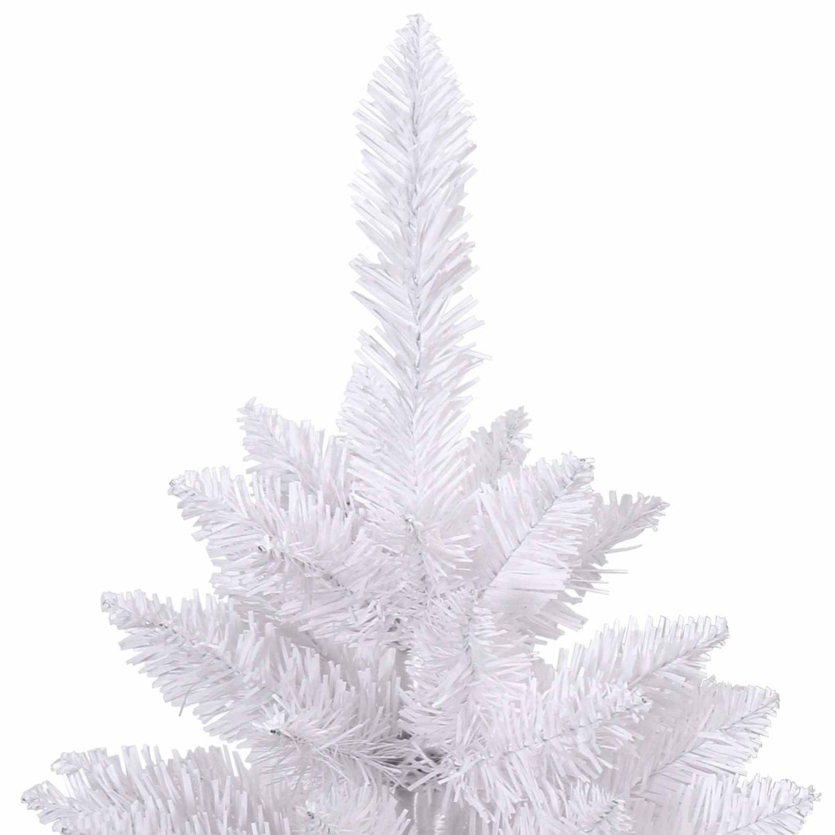 Artificial Christmas Tree 180 cm PVC and Steel White