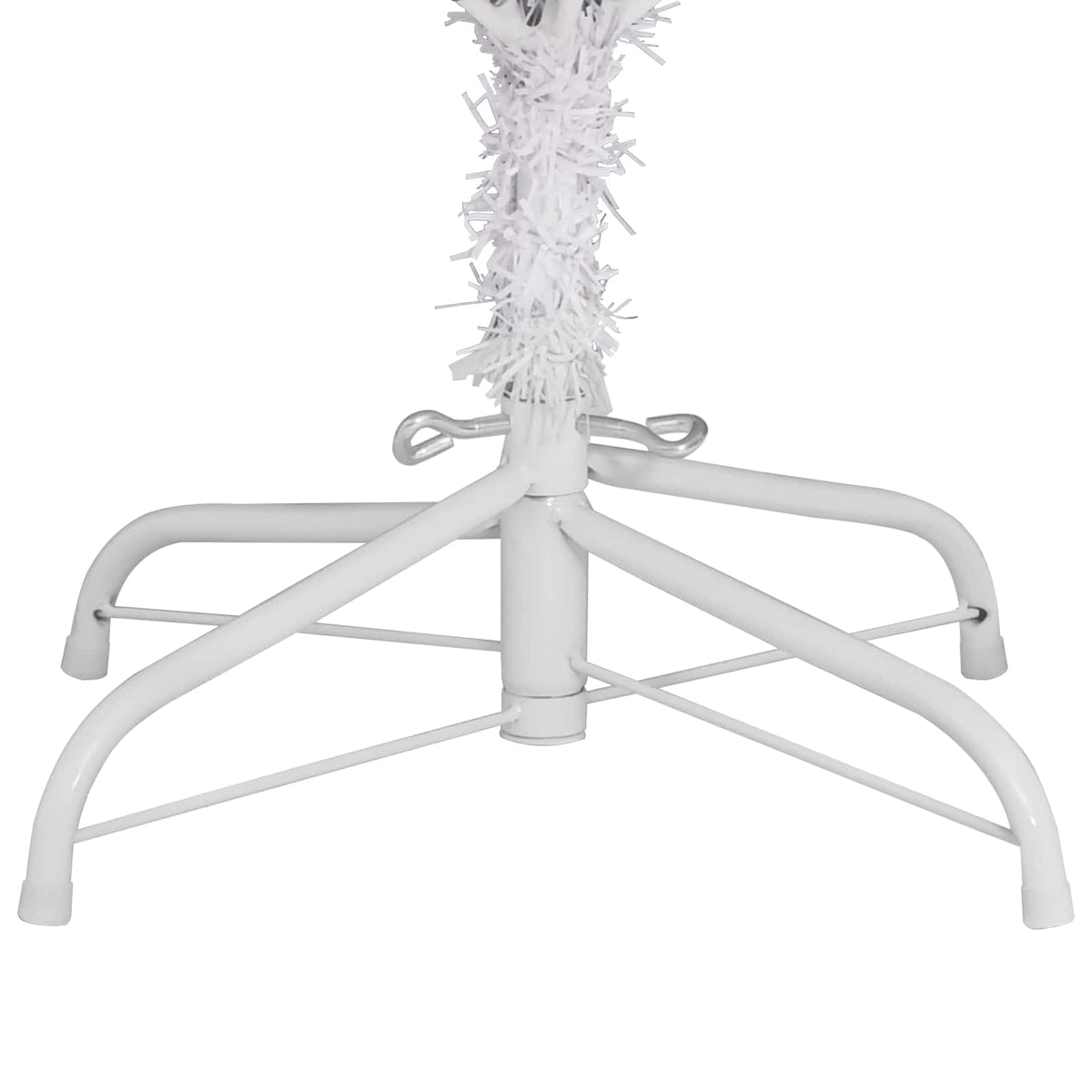 Artificial Christmas Tree 180 cm PVC and Steel White