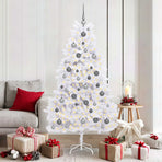 Artificial Christmas Tree 180 cm PVC and Steel White