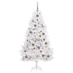 Artificial Christmas Tree 180 cm PVC and Steel White