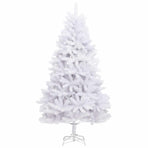 Artificial Christmas Tree 180 cm PVC and Steel White