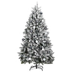 Artificial Hinged Christmas Tree 300 LEDs & Ball Set 240 cm