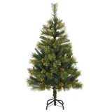 Artificial Hinged Christmas Tree 150 LEDs 120 cm - Top-Down View