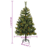 Artificial Hinged Christmas Tree 150 LEDs 120 cm - Extra Image