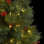 Artificial Hinged Christmas Tree 150 LEDs 150 cm