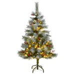 Artificial Hinged Christmas Tree 150 LEDs 120 cm