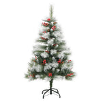 Artificial Hinged Christmas Tree 150 LEDs 150 cm