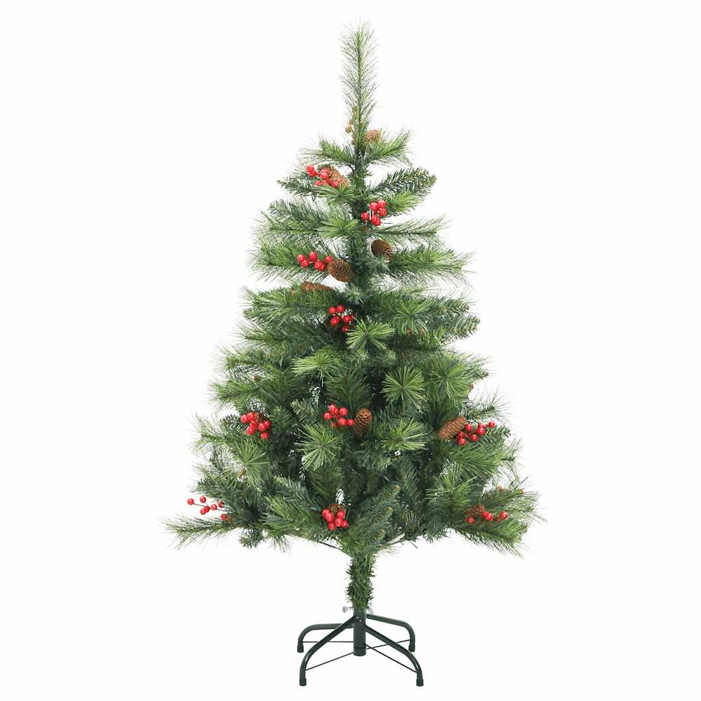 Artificial Hinged Christmas Tree with 150 LEDs & Ball Set 120 cm