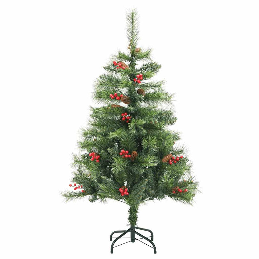 Artificial Hinged Christmas Tree with 150 LEDs & Ball Set 120 cm