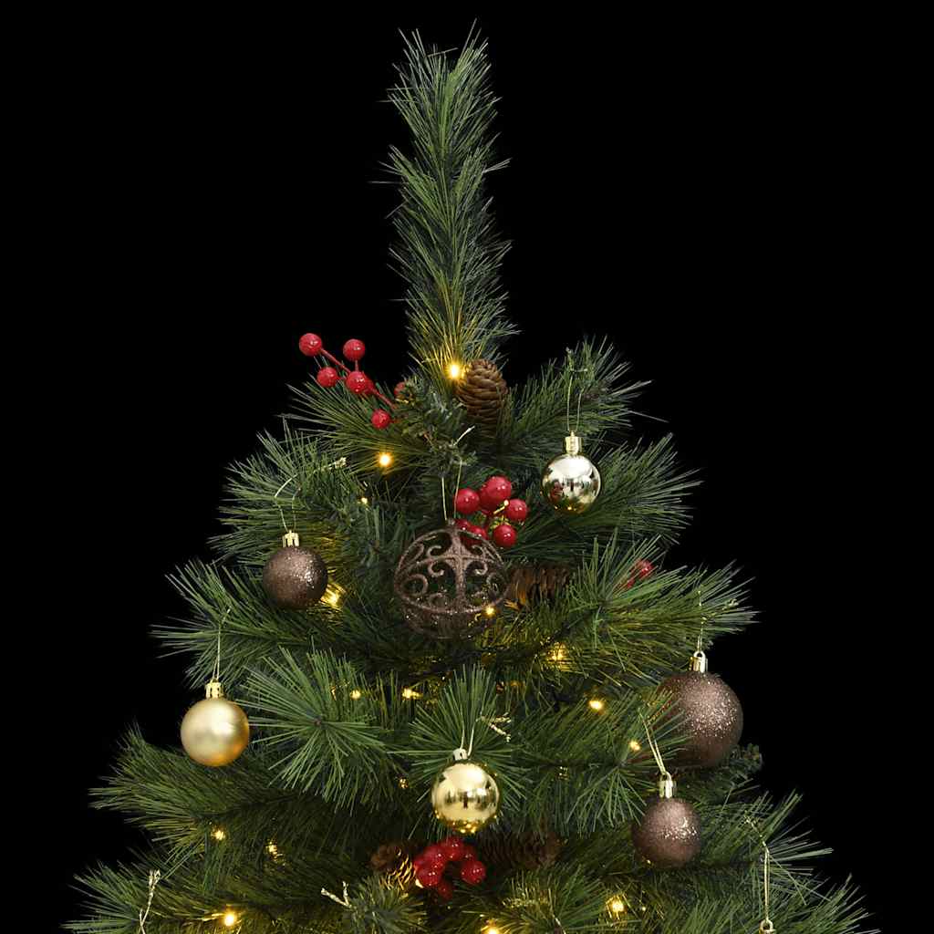 Artificial Hinged Christmas Tree with 150 LEDs & Ball Set 150 cm