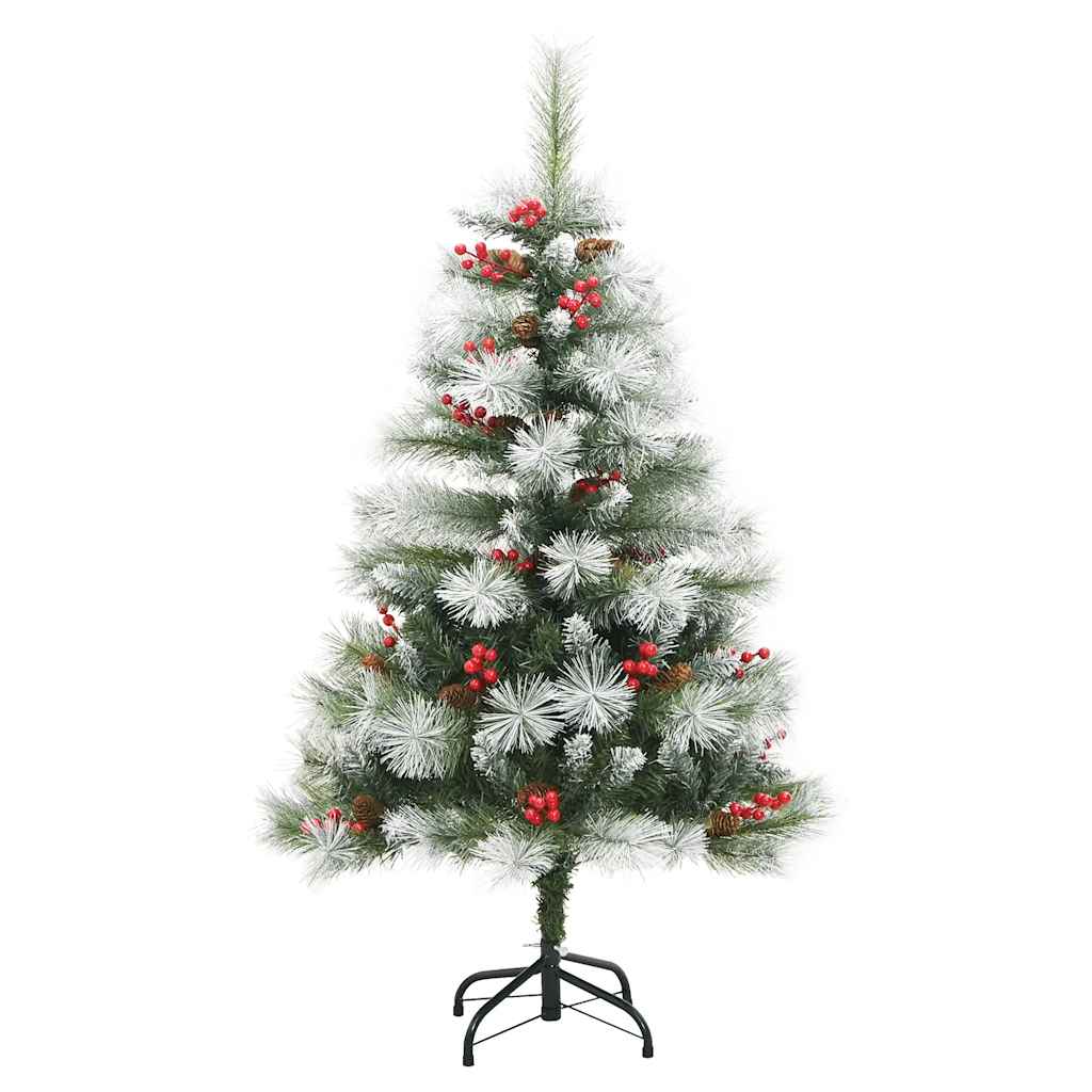 Artificial Hinged Christmas Tree with 150 LEDs & Ball Set 120 cm