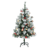 Artificial Hinged Christmas Tree with 150 LEDs & Ball Set 150 cm