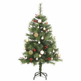 Artificial Hinged Christmas Tree with 150 LEDs & Ball Set 120 cm
