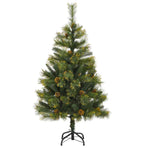 Artificial Hinged Christmas Tree with 150 LEDs & Ball Set 120 cm