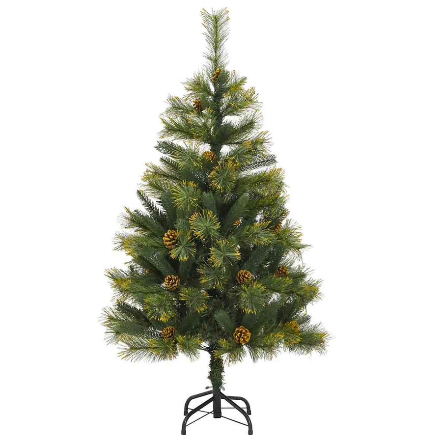 Artificial Hinged Christmas Tree with 150 LEDs & Ball Set 120 cm